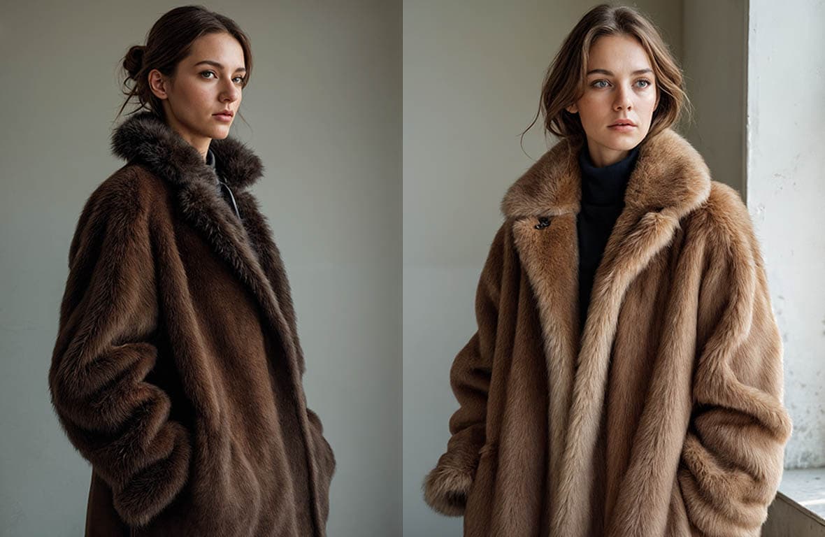 Перекрой норковой шубы — до и после