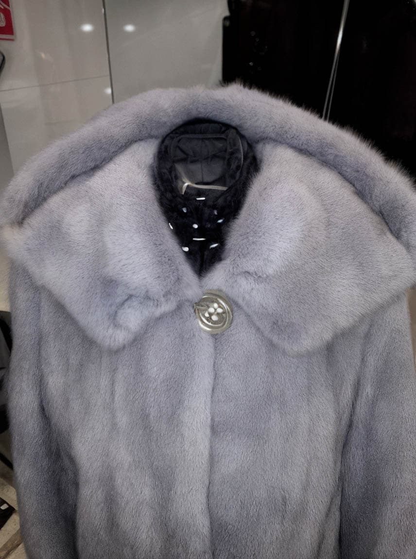 Реставрация норковой шубы — после