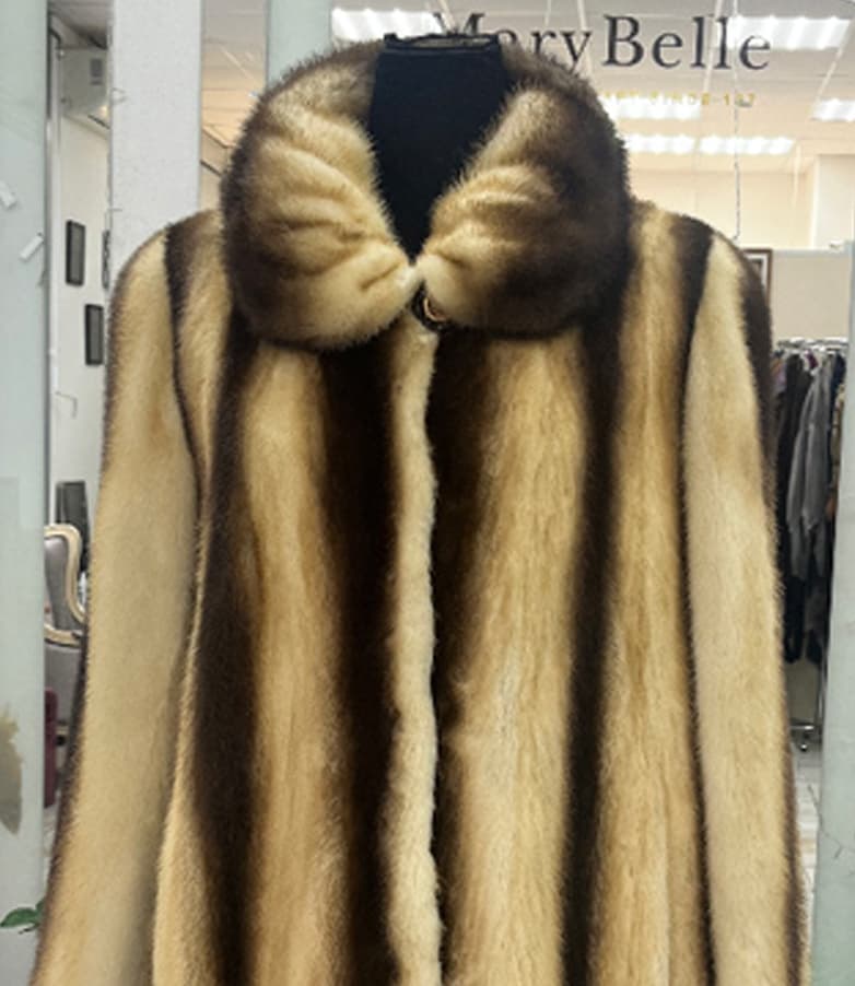 Обновление норковой шубы — до