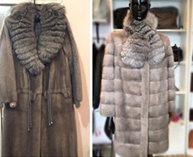 Перекрой норковой шубы — до и после