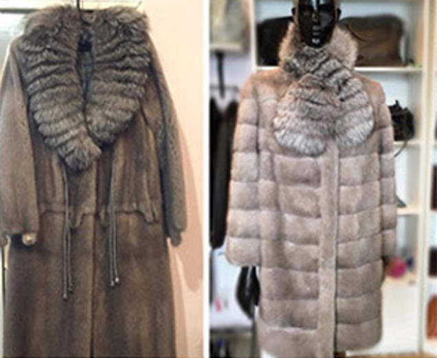 Перекрой норковой шубы — до и после