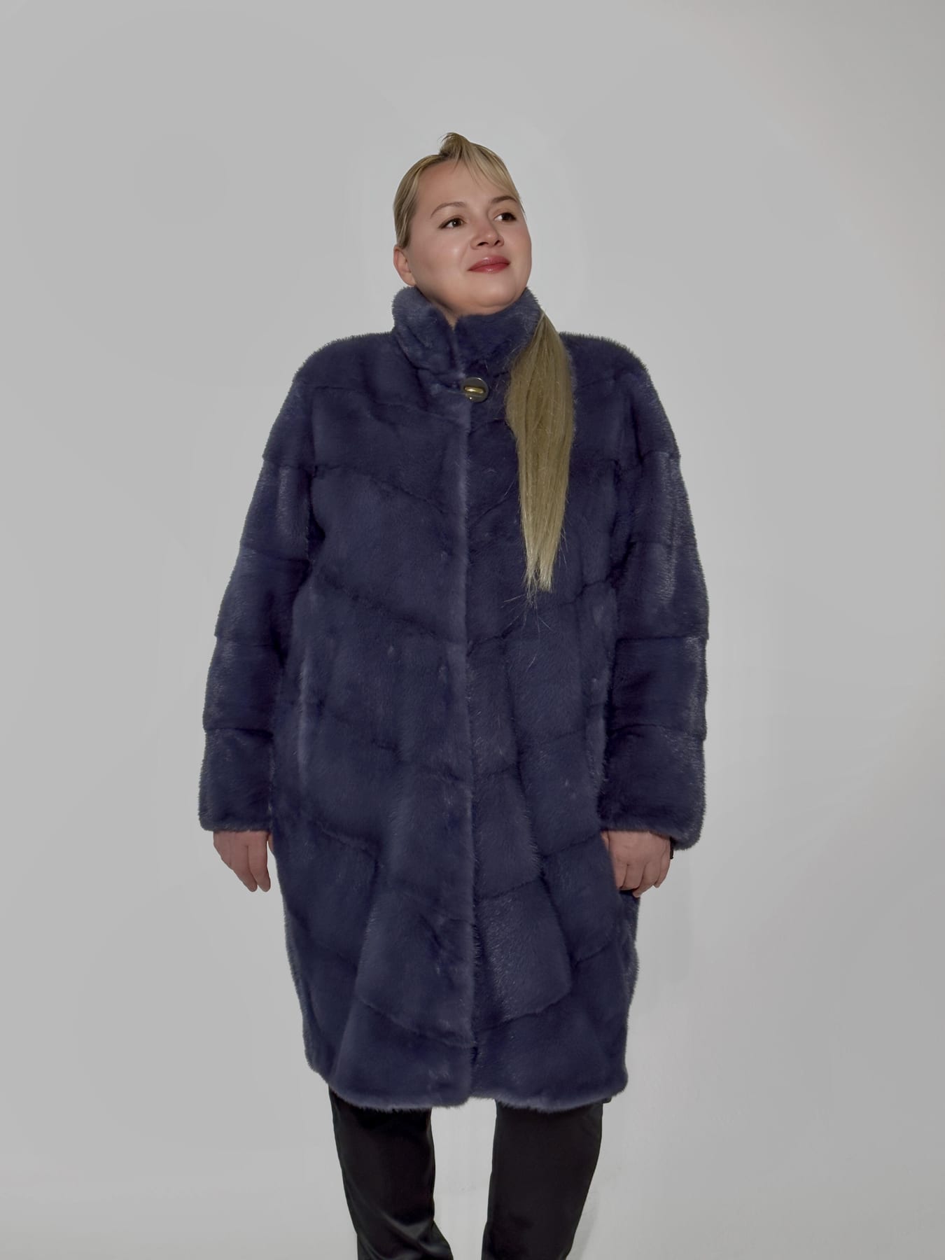Шуба из скандинавской норки