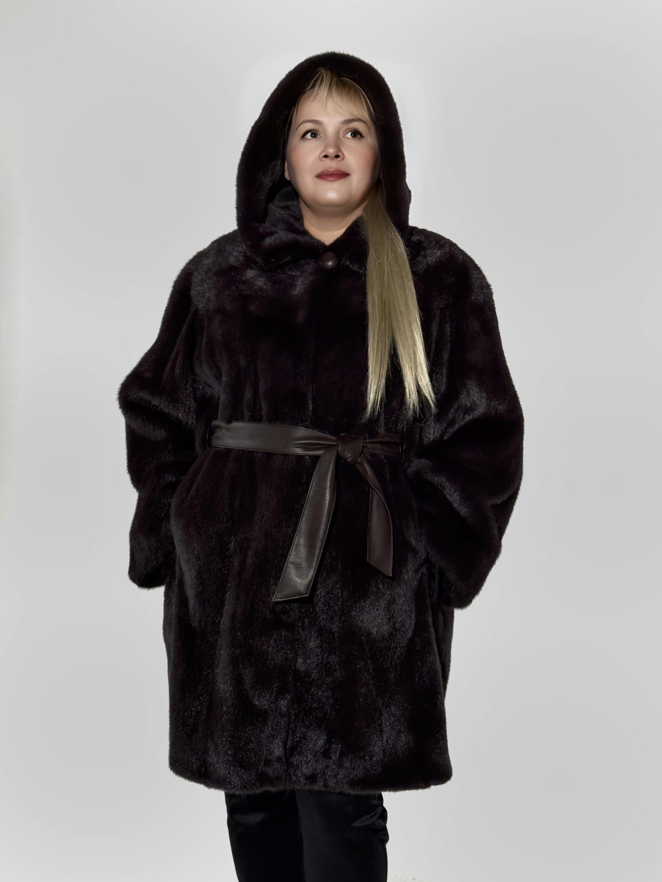 Шуба из скандинавской норки «Рубашка»