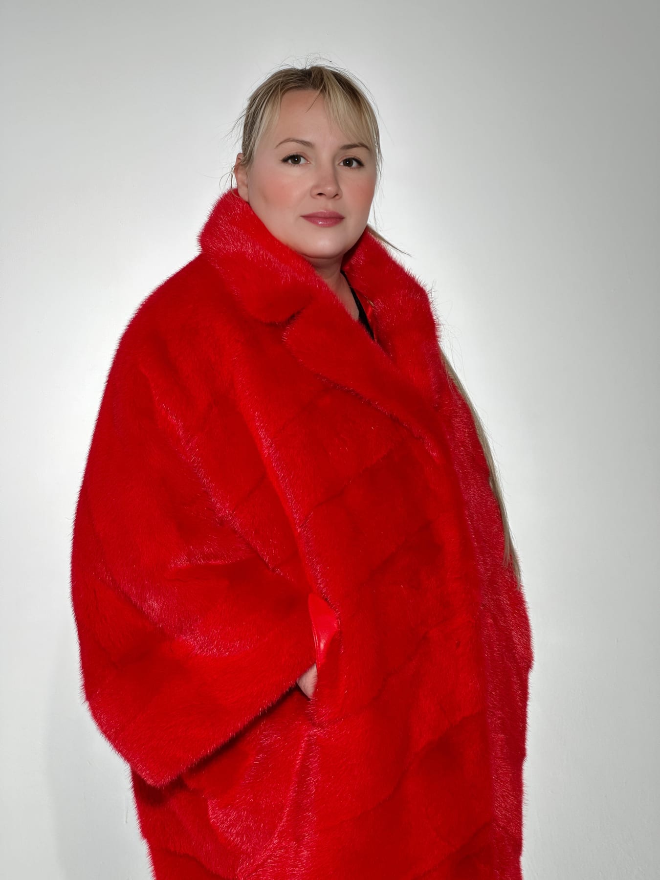 Шуба из скандинавской норки