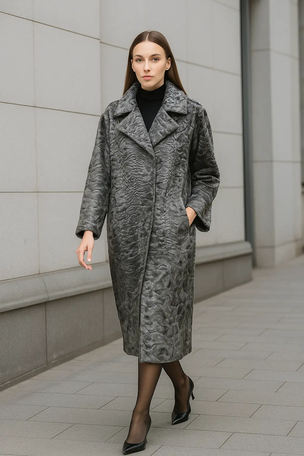Норковая шуба — модель из каталога